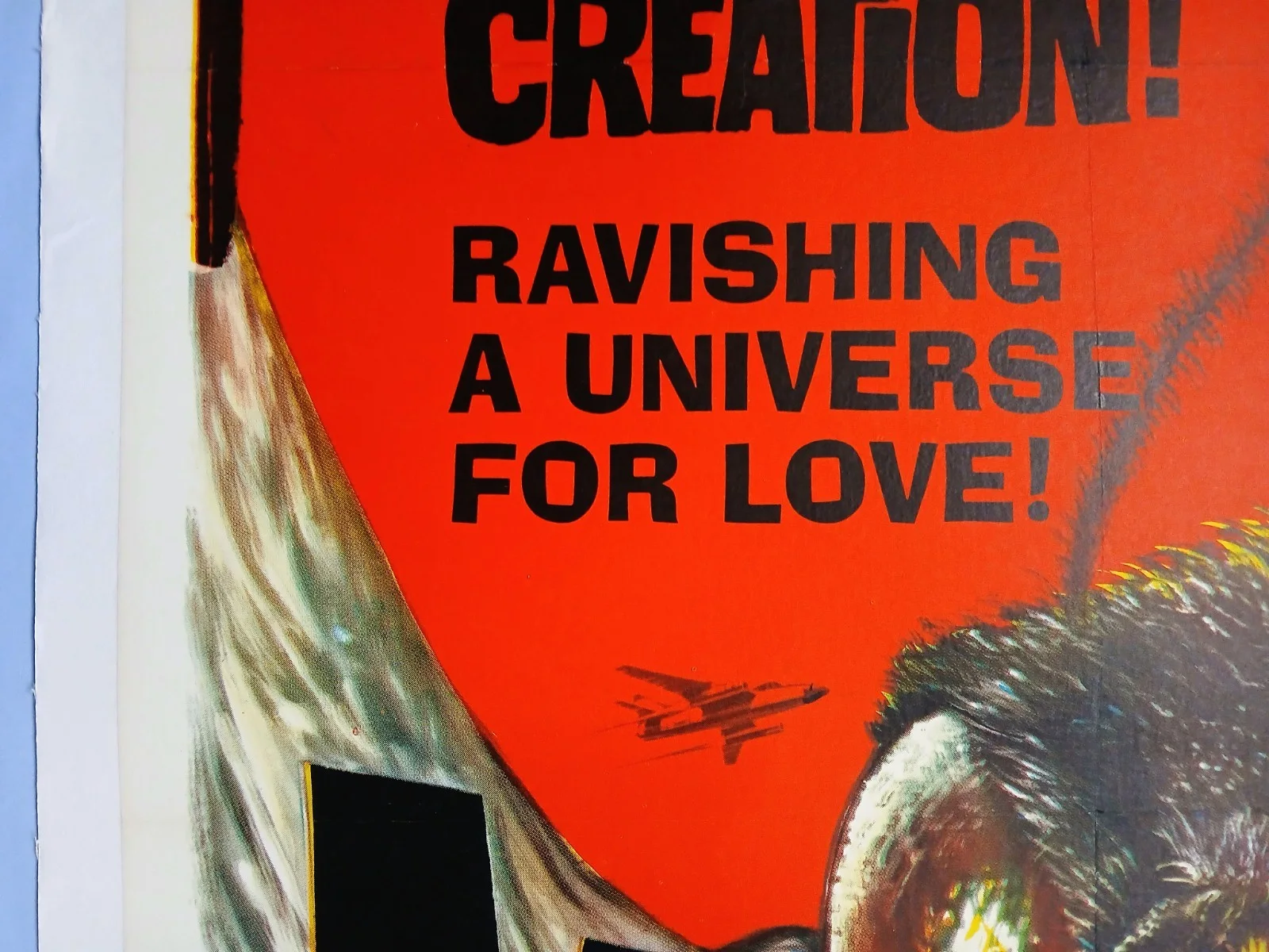 MOTHRA (1962) original linen-backed US one-sheet poster - Inishiro Honda Kaiju, image 5