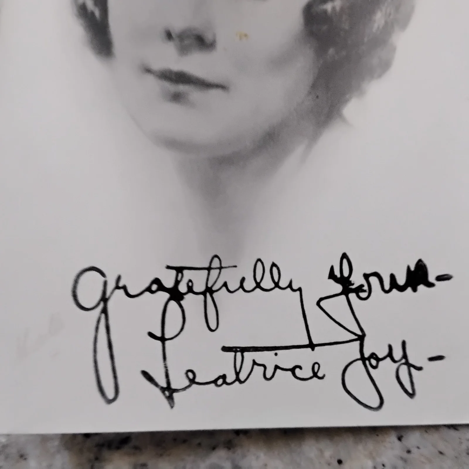 Leatrice Joy SIGNED DW Photo Silent Film Actress 10 Commandments Manslaughter, изображение 3