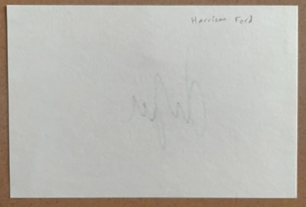 Harrison Ford — Harrison Ford Signed Autograph Signature 6x4 Index Card w/Photograph and COA, изображение 3