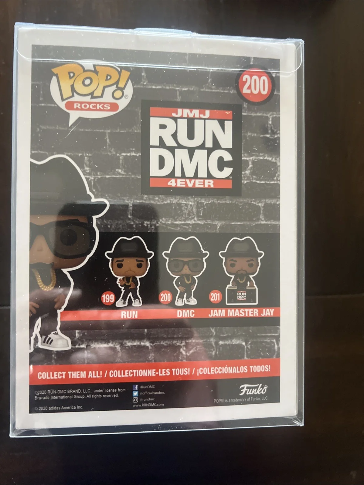 Darryl “DMC” McDaniels Signed Autographed Run DMC Funko Pop Figure JSA, image 3