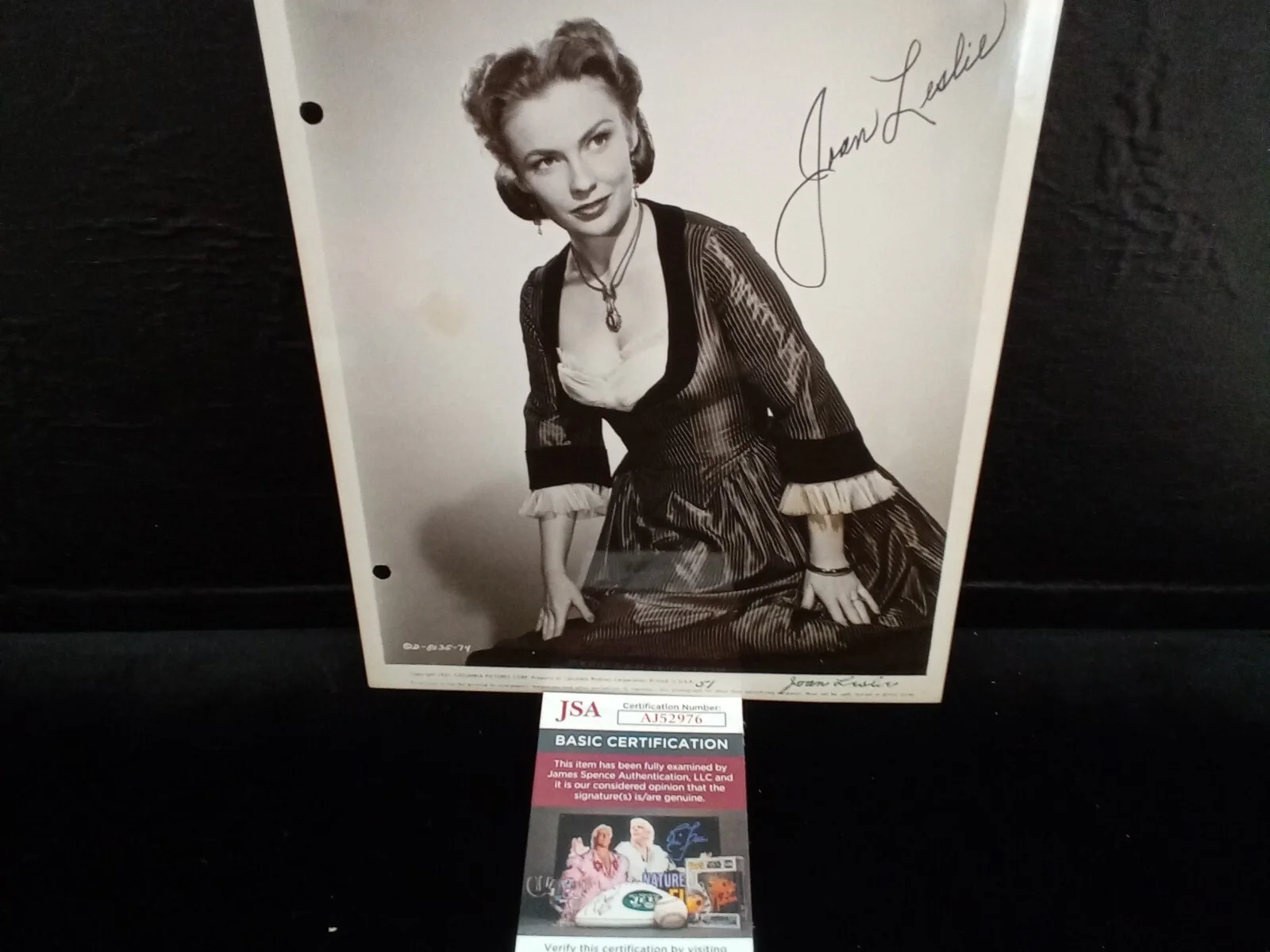 Joan Leslie — Joan Leslie Signed 8x10 Photo JSA Certified Autograph -1 #