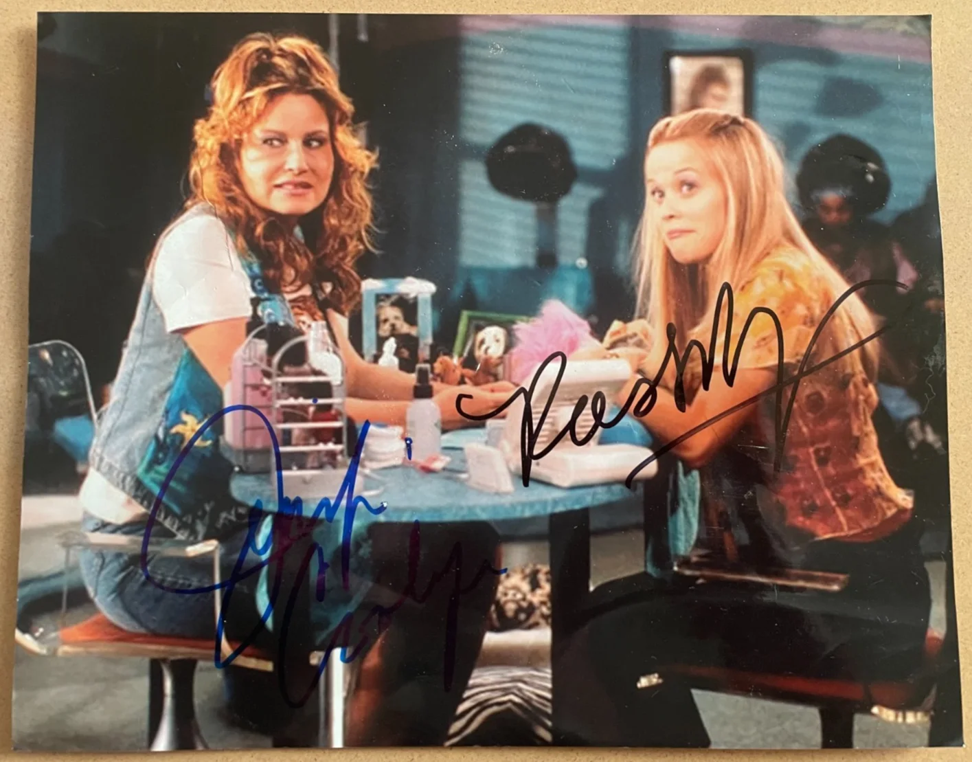 Reese Witherspoon & Jennifer Coolidge — Legally Blonde Reese Witherspoon & Jennifer Coolidge Signed Autograph 10x8
