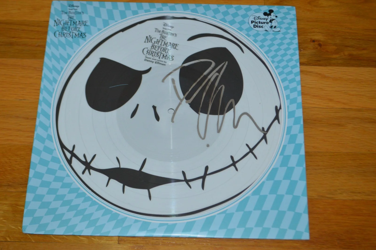 Danny Elfman — Danny Elfman Autographed "Nightmare Before Christmas" Picture Disc with JSA COA, image 2