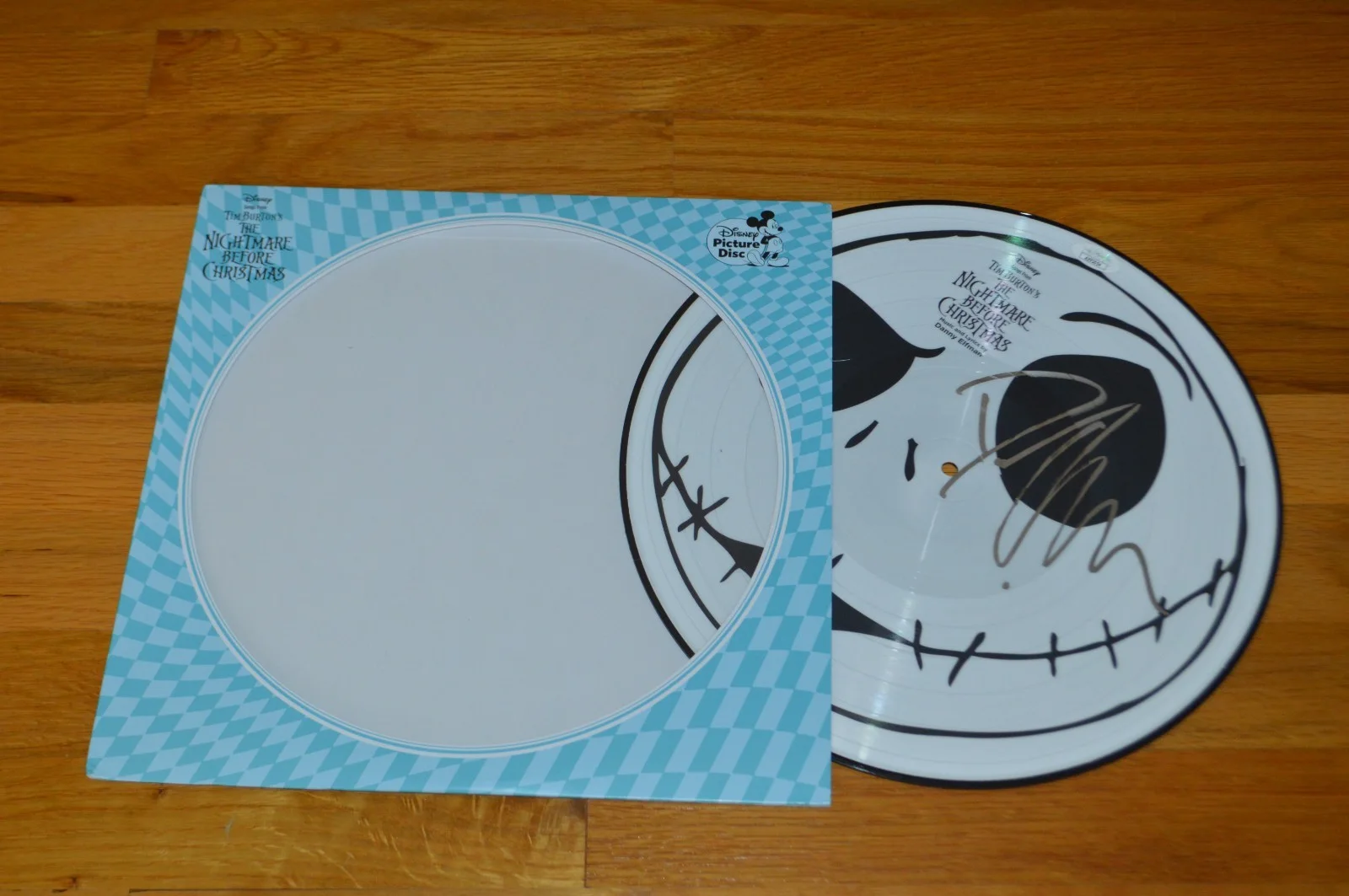 Danny Elfman — Danny Elfman Autographed "Nightmare Before Christmas" Picture Disc with JSA COA, image 3