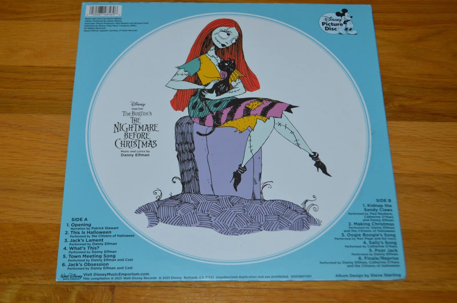 Danny Elfman — Danny Elfman Autographed "Nightmare Before Christmas" Picture Disc with JSA COA, image 5