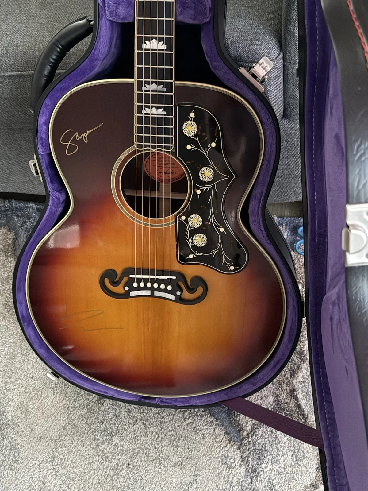 Epiphone Vintage Guitar – Autographed by Jeremy Allen White and Scott Cooper., изображение 2