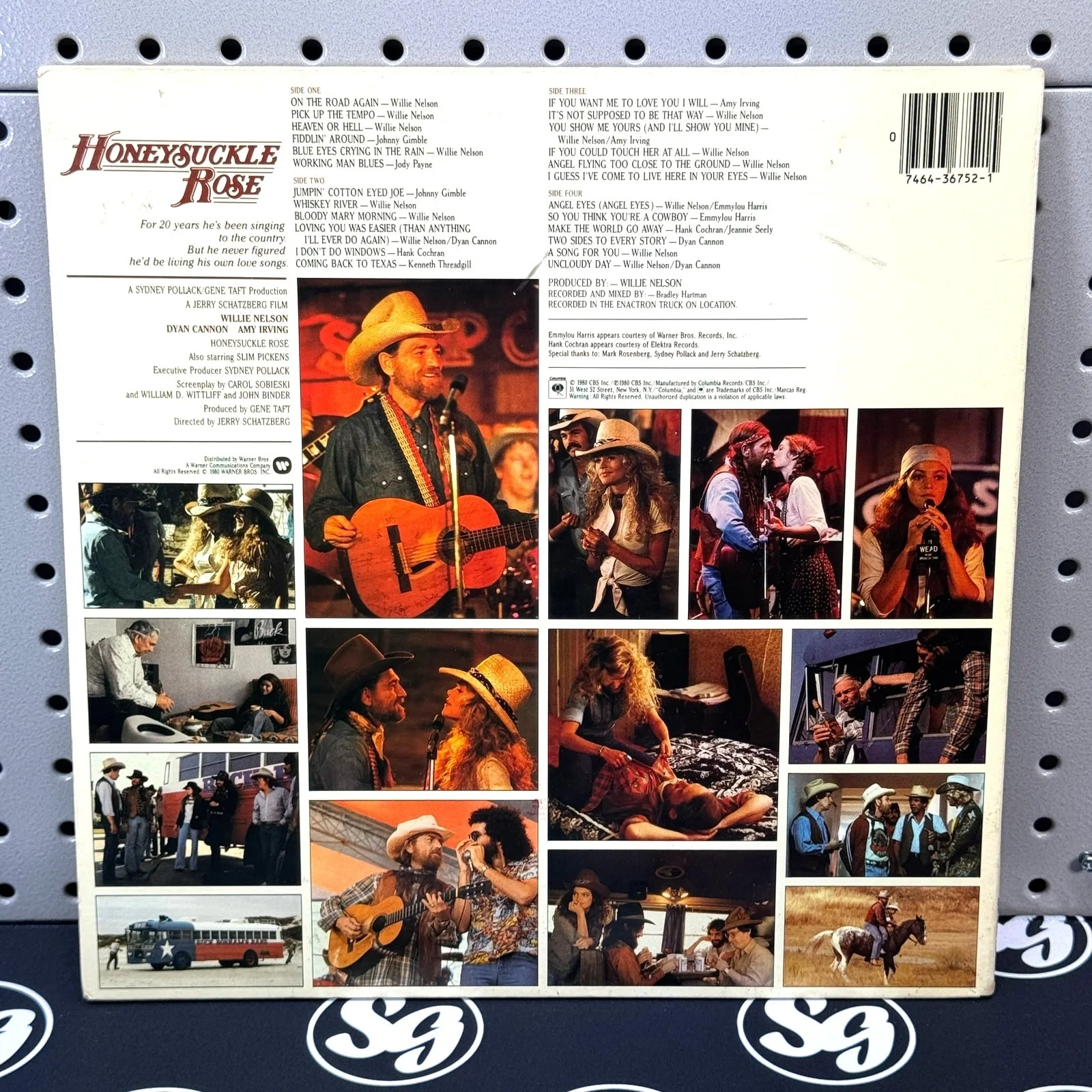 WILLIE NELSON Signed Honeysuckle Rose Record Slip PSA Authentic Autograph Auto, image 4