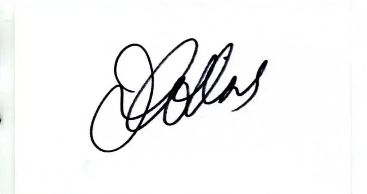 Joan Collins Signed Autographed Index Card With COA and Photo Authentic, image 2