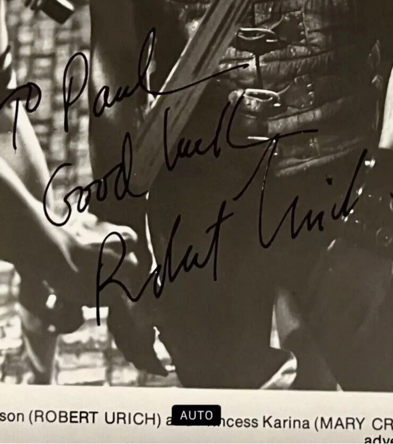 Robert Urich Authentic Signed Photo Autograph Ice Pirates Vegas Lonesome Dove, image 2