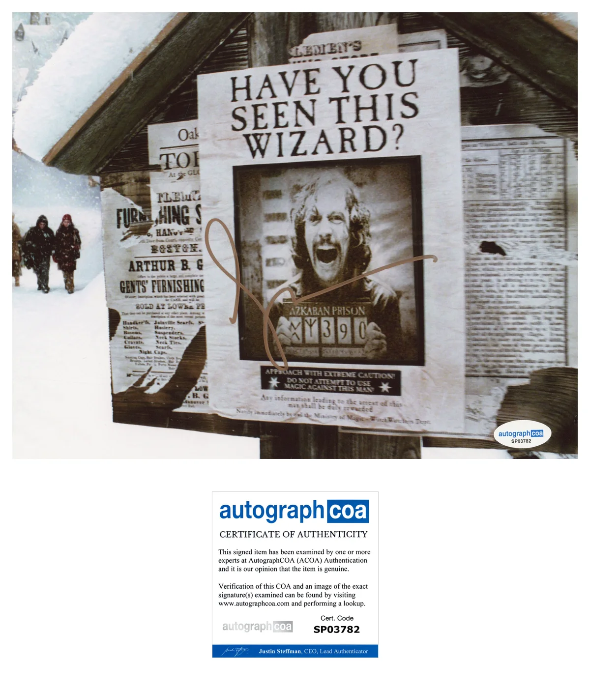 Gary Oldman Harry Potter Autographed Signed 8x10 Photo ACOA, image 2