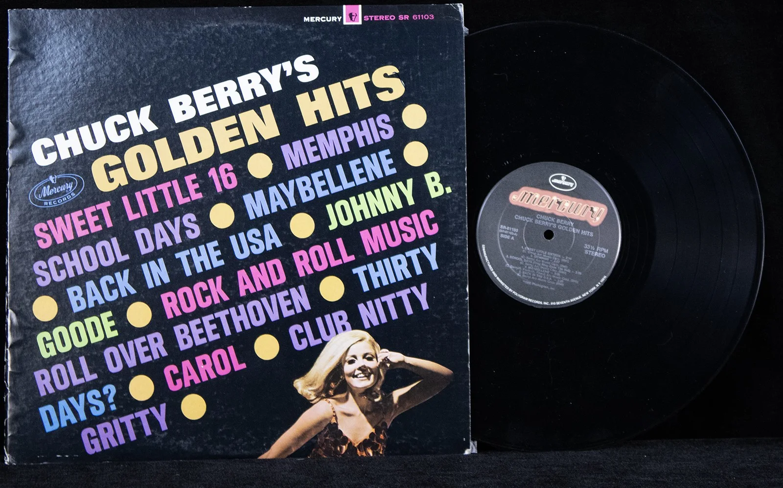 Chuck Berry — CHUCK BERRY - RECORD ALBUM COVER SIGNED, image 4
