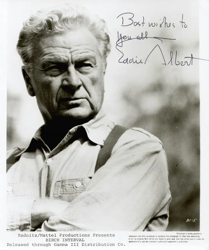 Eddie Albert — EDDIE ALBERT - AUTOGRAPHED SIGNED PHOTOGRAPH