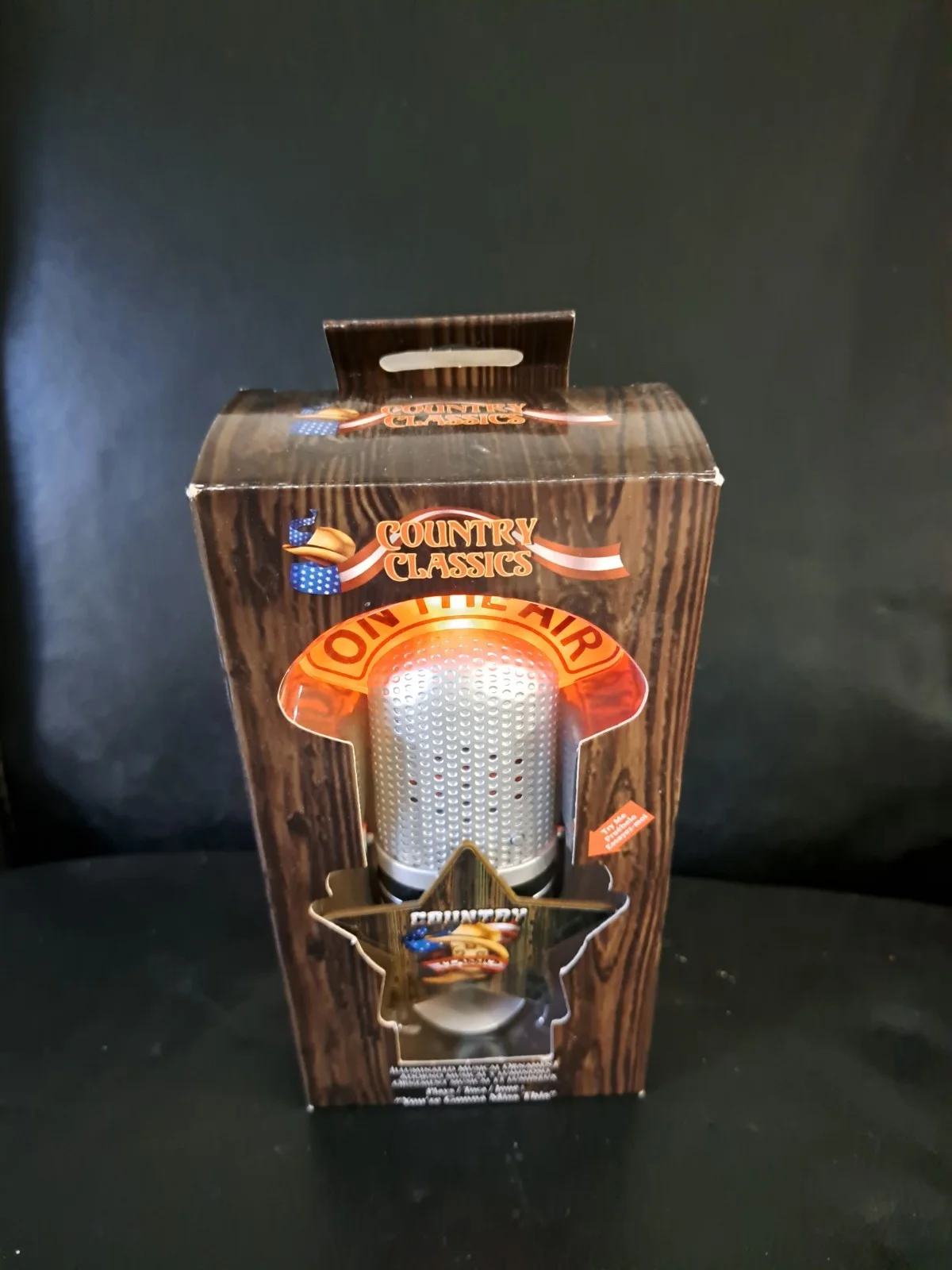 Lighted Christmas Ornament Microphone Plays Trace Adkins YOU'RE GONNA MISS THIS, image 3