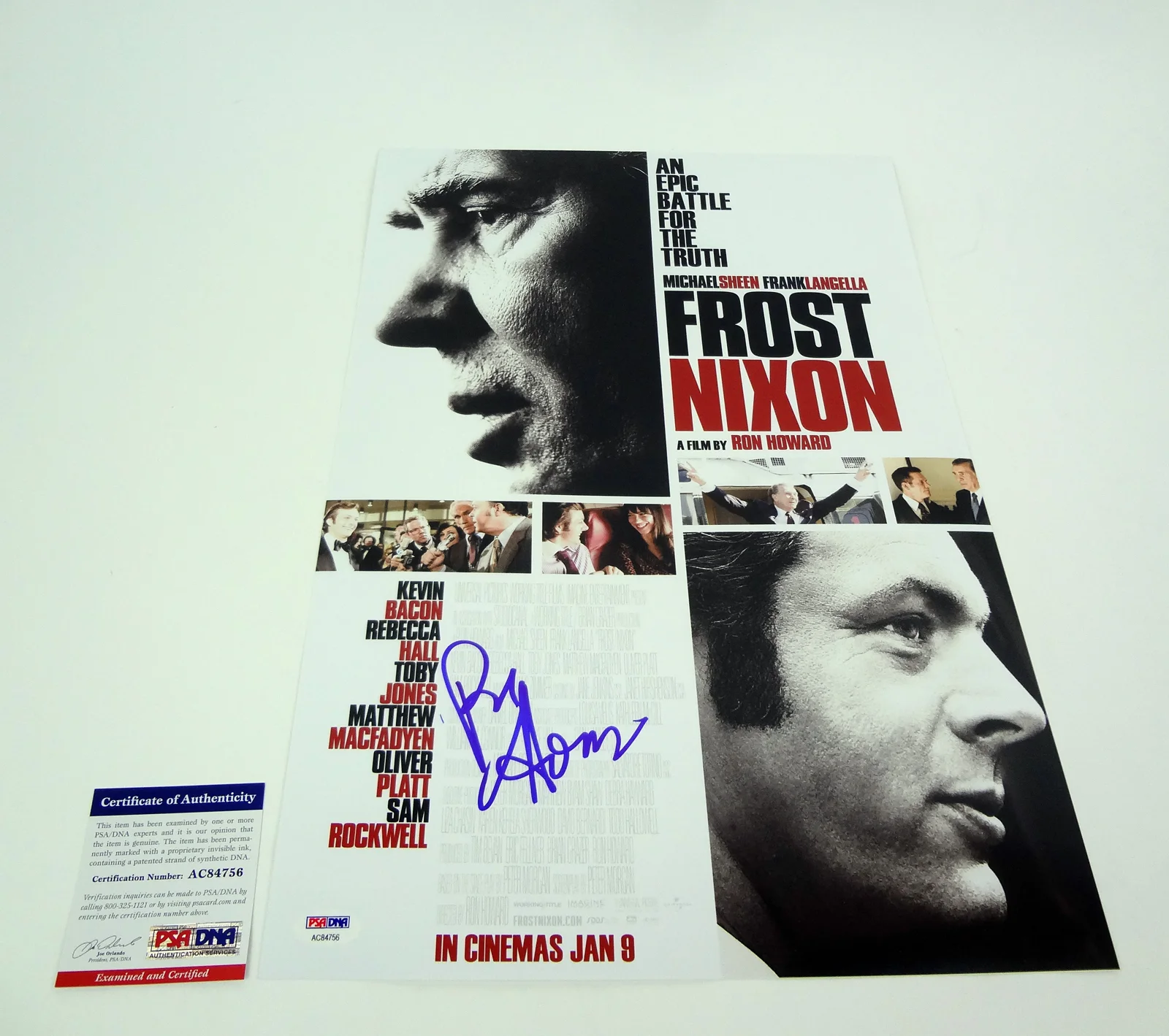 Ron Howard — Ron Howard Signed Autograph Frost Nixon Movie Poster PSA/DNA COA