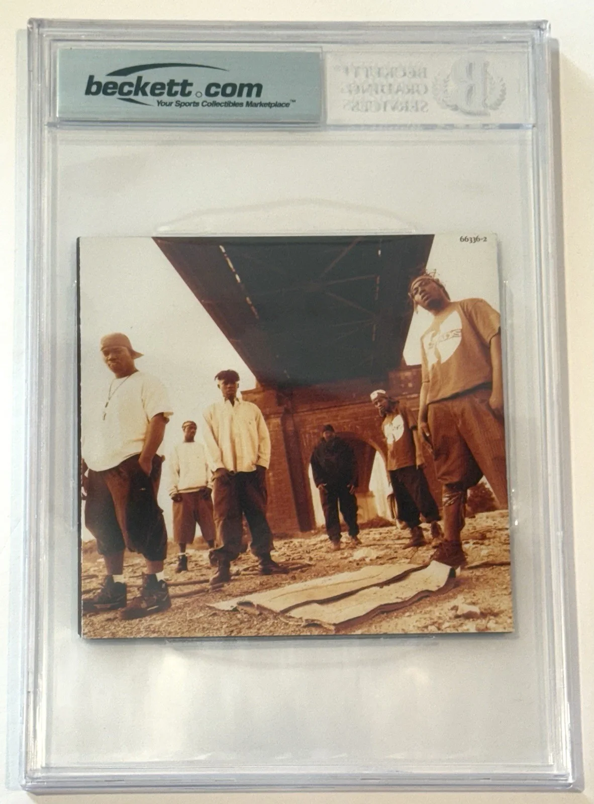 Wu Tang Clan signed CD Jacket Enter the Wu Tang group auto Rza Gza beckett loa, image 5