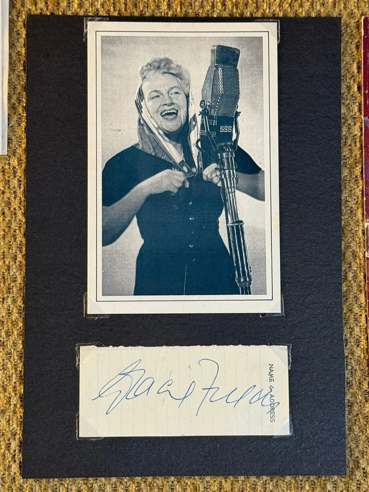 Gracie Fields x3 - Archie Pitt — Gracie Fields & Archie Pitt Original Signed Lot w/Xmas Music, Theatre Programs, image 2