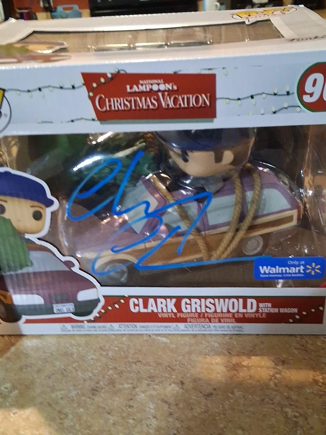 Chevy Chase — Chevy Chase Christmas Vacation signed Clark Griswold Car Funko Pop JSA CI00436, image 2