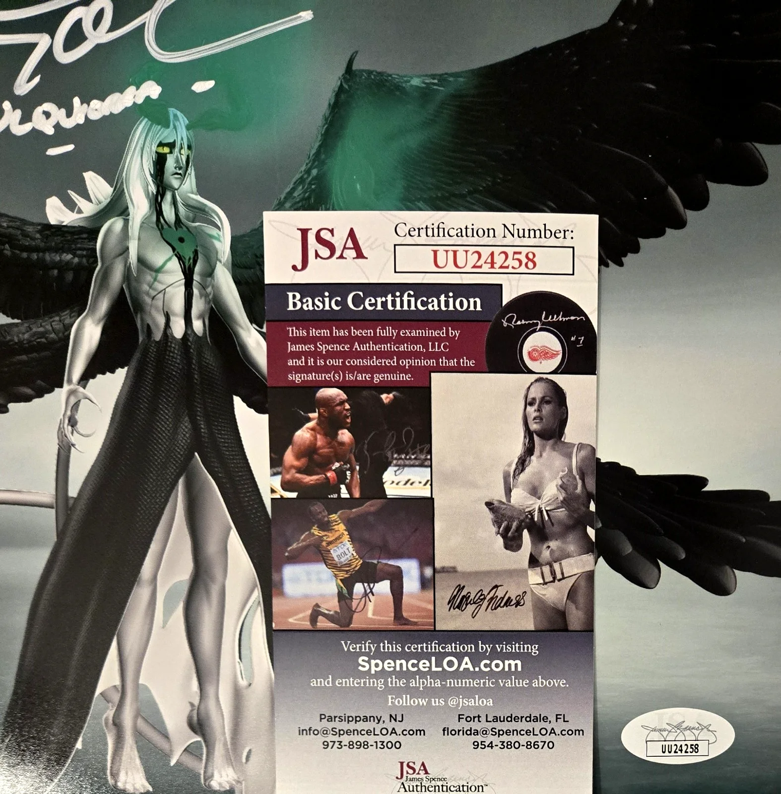 TONY OLIVER — Tony Oliver Signed Photo Ulquiorra Cifer Bleach Anime Autograph 8x10 JSA COA 58, image 2