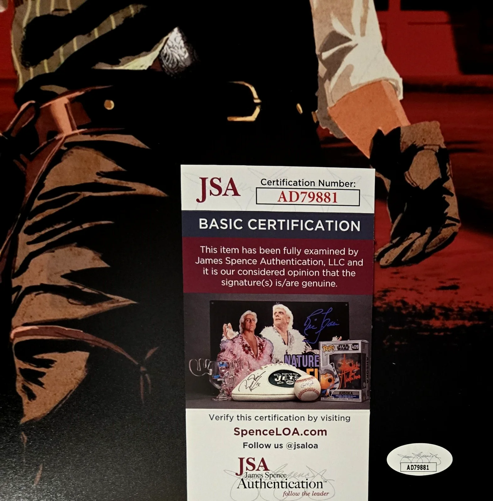 Rob Wiethoff Red Dead Redemption Signed Photo John Marston Autograph JSA COA 881, image 2