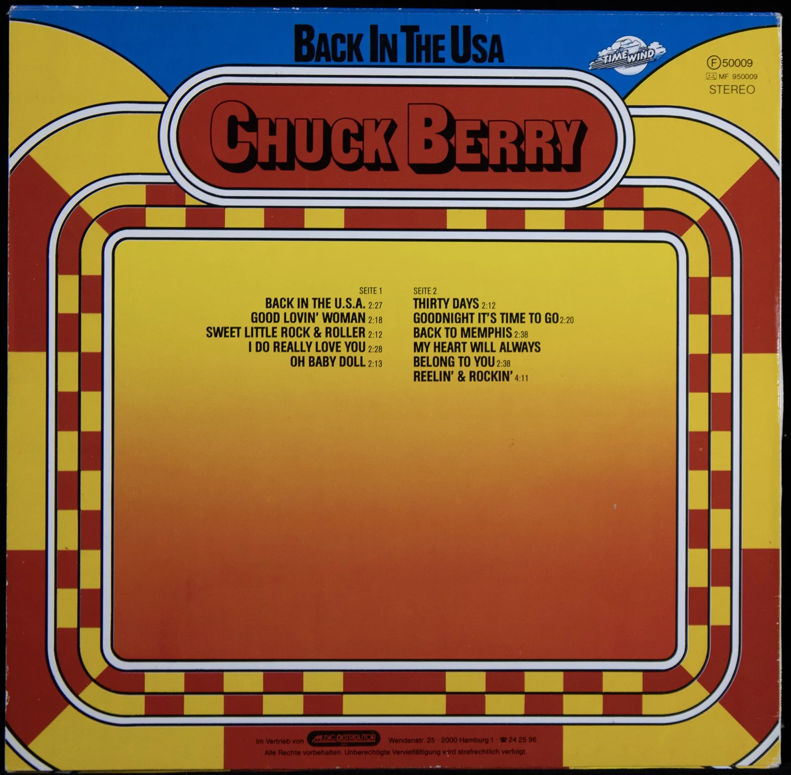 Chuck Berry — CHUCK BERRY - RECORD ALBUM COVER SIGNED, image 3