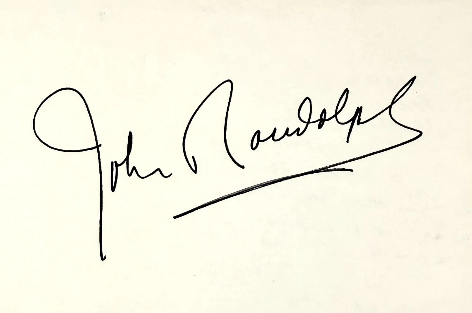 John Randolph — JOHN RANDOLPH Signed Autographed 4x6 INDEX CARD SECONDS You've Got Mail SERPICO, изображение 4