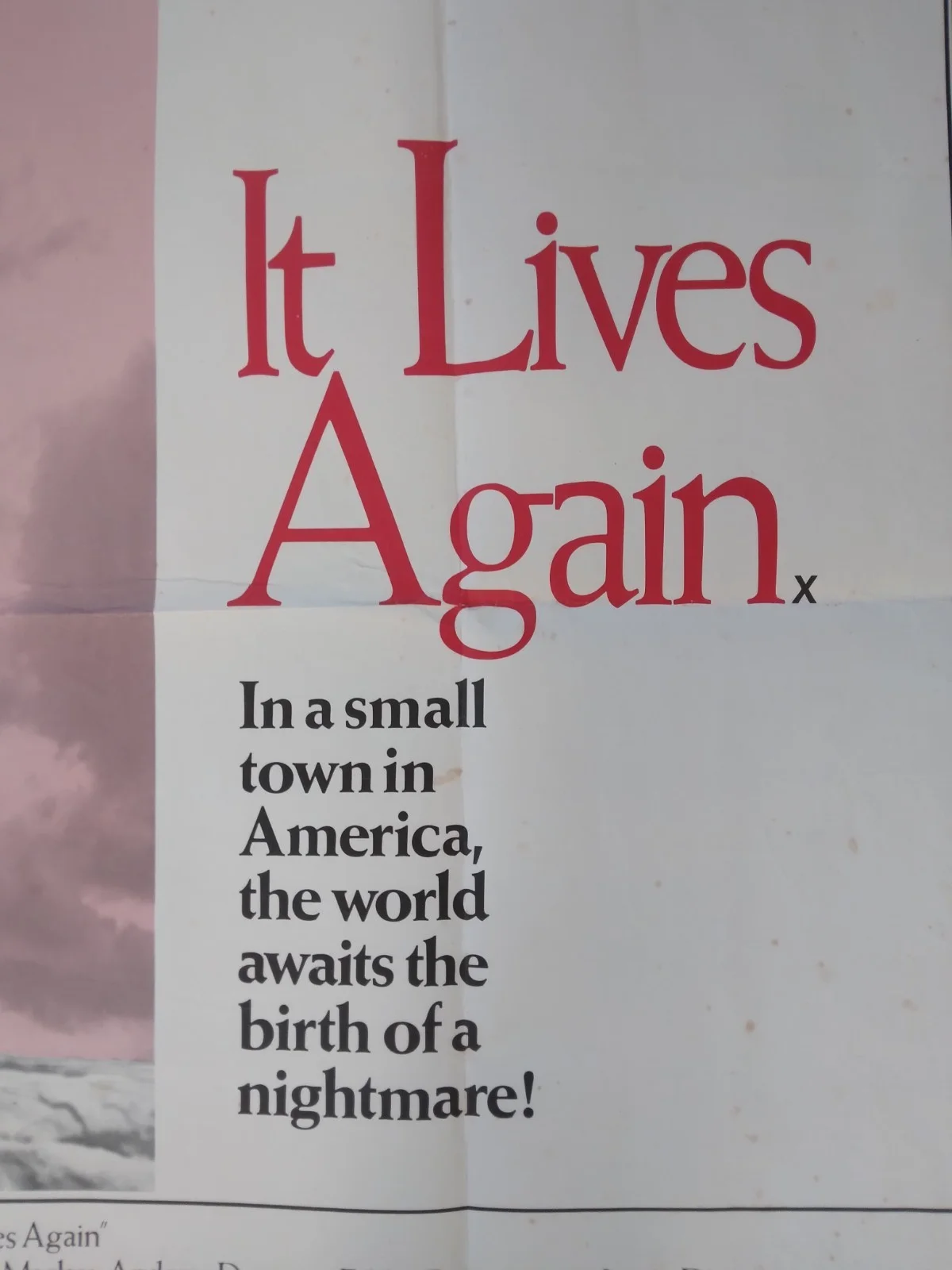 It Lives Again original movie 1978 poster UK quad, image 3