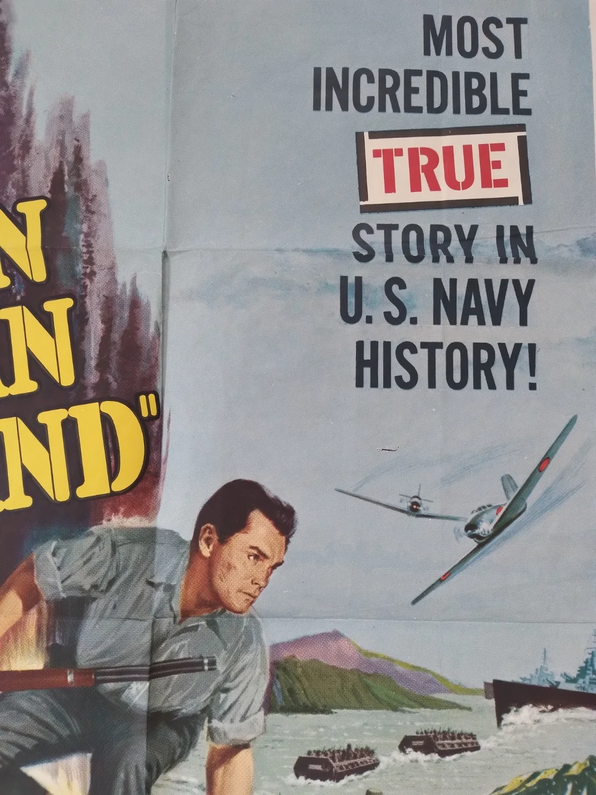 No Man is an Island original movie 1962 poster US one sheet, image 2