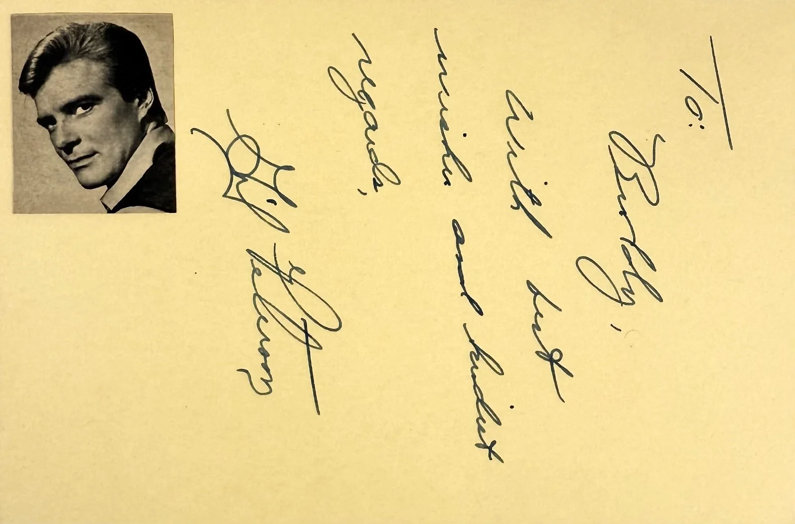 Gil Peterson — GIL PETERSON Signed Autographed 4x6 INDEX CARD The Cool Ones The Brain Machine, image 4