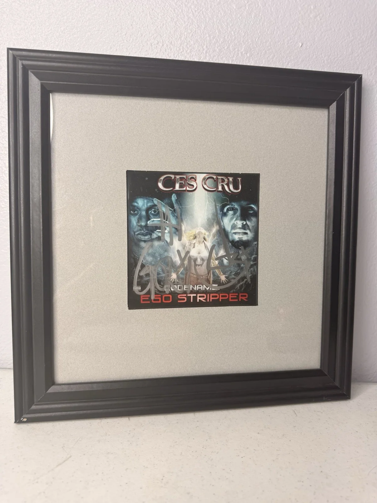 Ces Cru – “Codename: Ego Stripper” Framed & Autographed Album, image 3