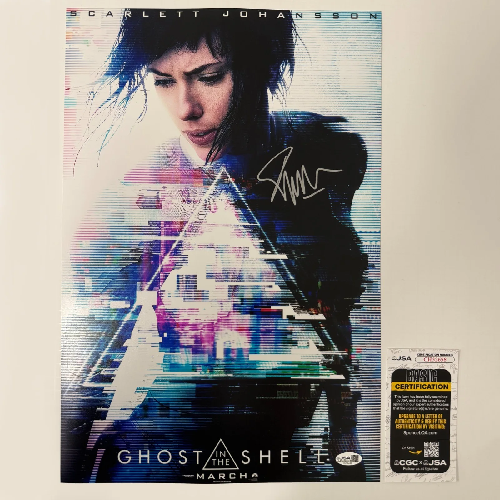 RUPERT SANDERS — RUPERT SANDERS Authentic Hand-signed "GHOST IN THE SHELL" 12x18 Photo (JSA COA)