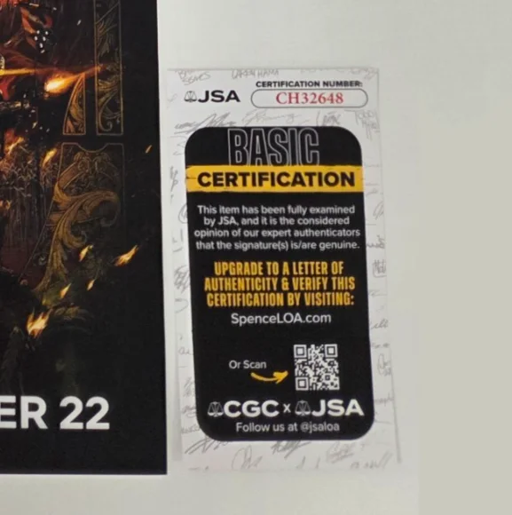 ZACK SNYDER — ZACK SNYDER Authentic Hand-signed "REBEL MOON" 12x18 Photo (JSA COA), image 2