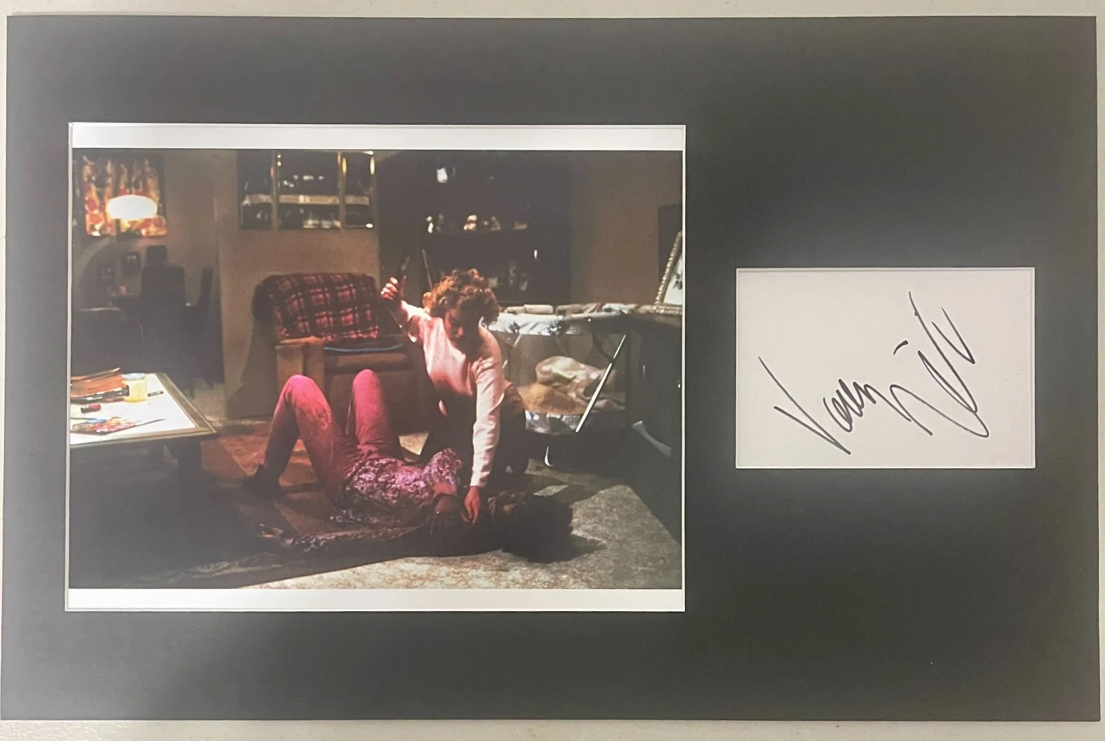 VANESSA WILLIAMS — Vanessa Williams Candyman matted signed index card with photo 11x17 #1 Anne