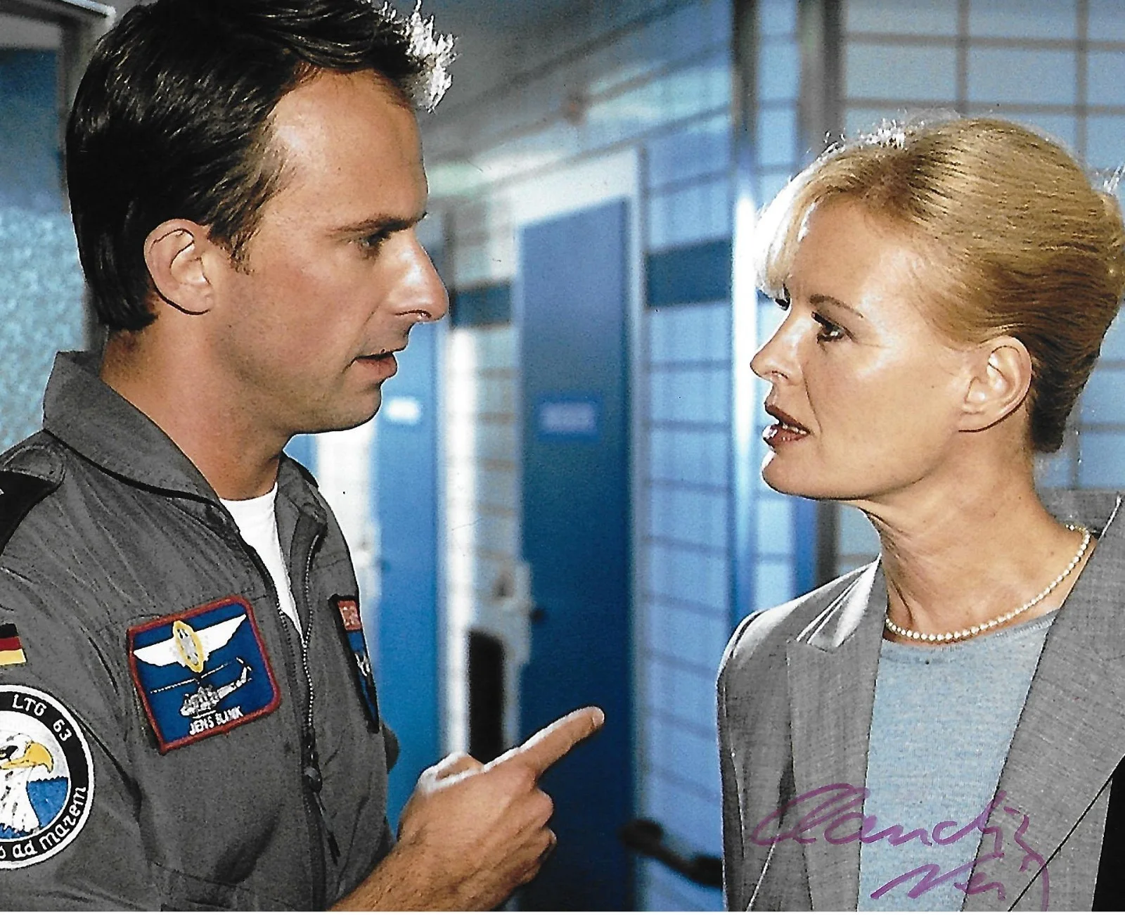 Claudia Neidig — Claudia Neidig autographed 8x10 photo European Vacation Actor RARE COA LOOK!