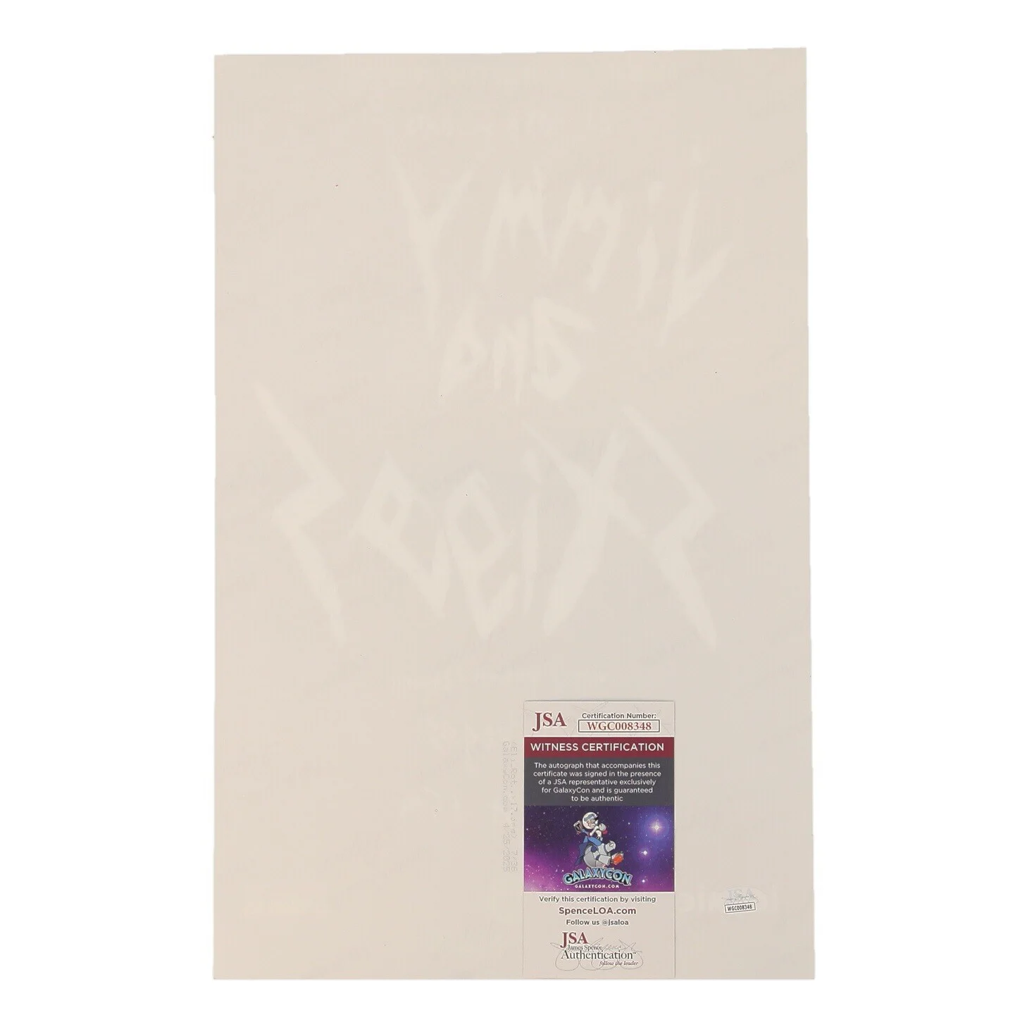 Joe Begos — Joe Begos Director & Eli Roth Producer Autographed Jimmy & Stiggs 11x17 JSA COA!, изображение 2