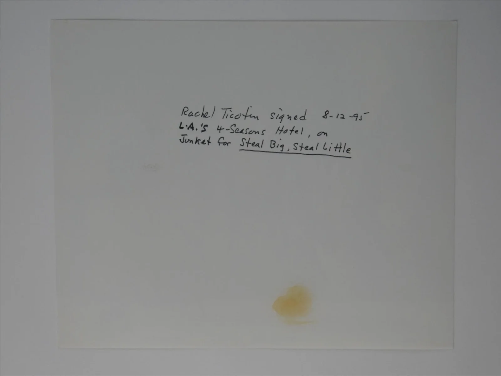 Rachel Ticotin — Rachel Ticotin Signed B&W 8x10 Promo Photo Critical Condition Autographed, image 3