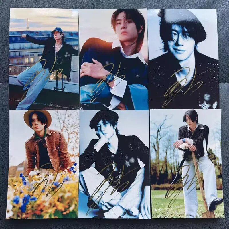 2025 Wang Yibo Autographed Signed Photos WANG YIBO Photograph Photos, image 2