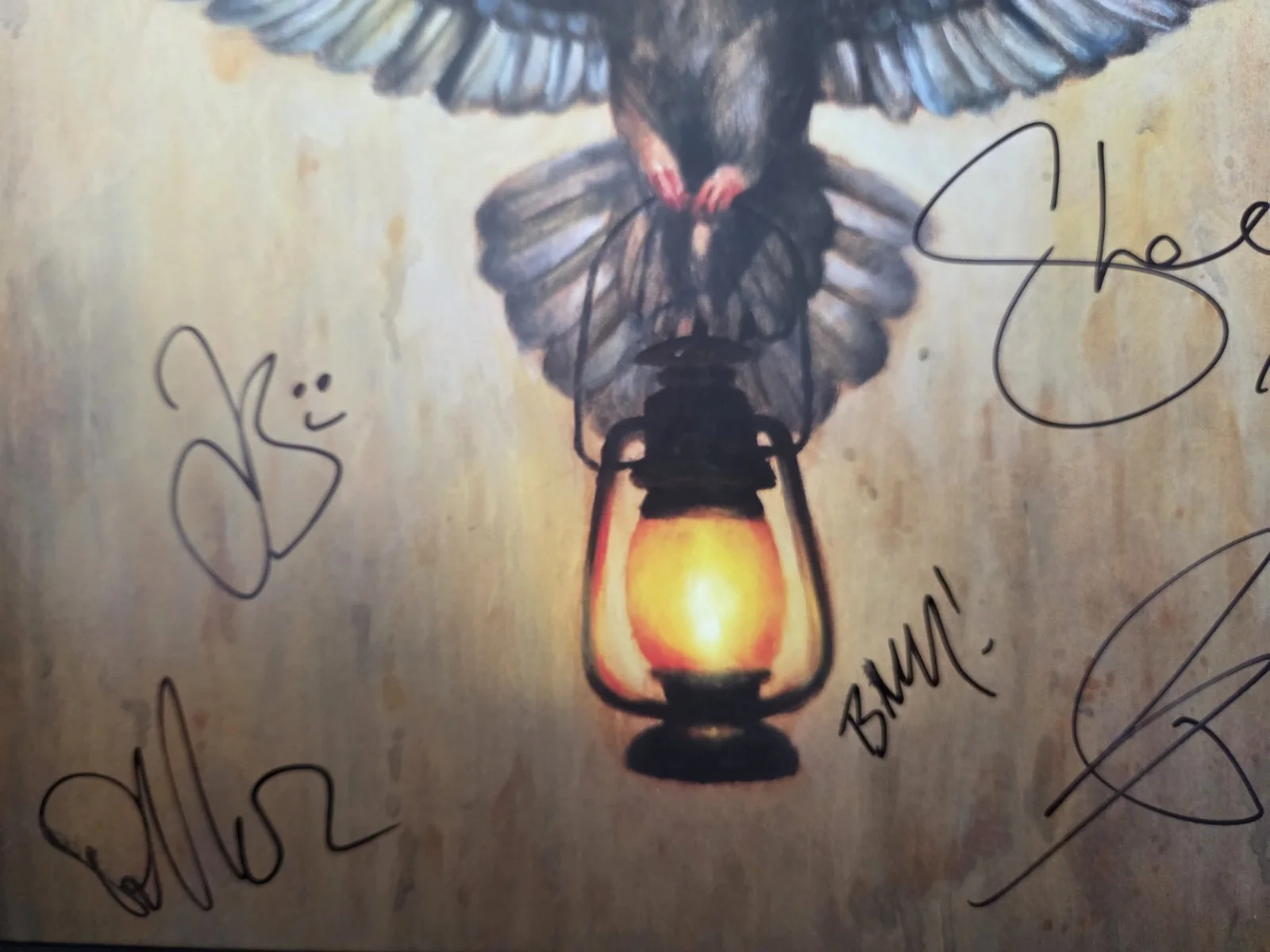 Silverstein Rescue Autographed Vinyl Album JSA, image 2
