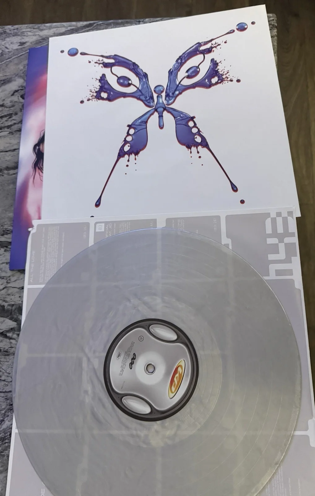 Katy Perry Signed 143 Album Vinyl Insert, image 2