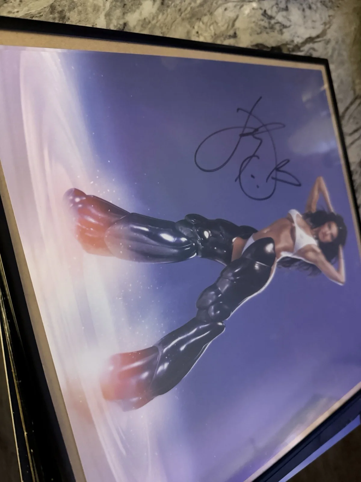 Katy Perry Signed 143 Album Vinyl Insert, image 3