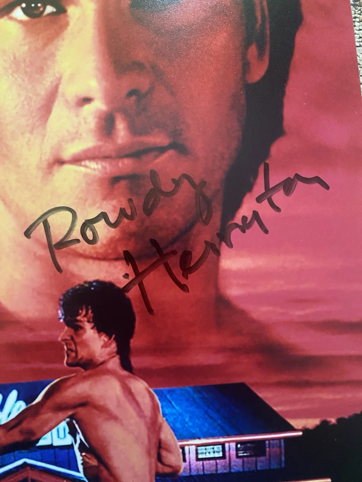 Kelly Lynch, Rowdy Herrington — KELLY LYNCH & ROWDY HERRINGTON SIGNED 8X10 PHOTO ROAD HOUSE MOVIE Patrick Swayze, изображение 3