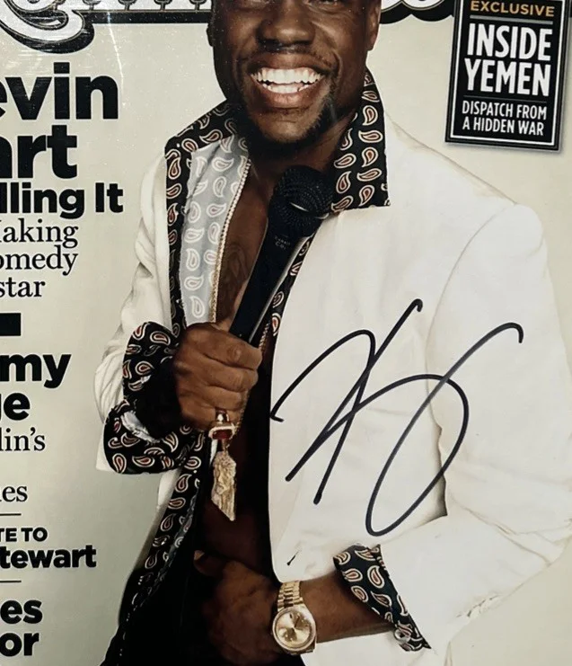 Kevin Hart — Kevin Hart Autographed Rolling Stones Magazine Cover 8x10 Glossy Photo W/COA, изображение 2