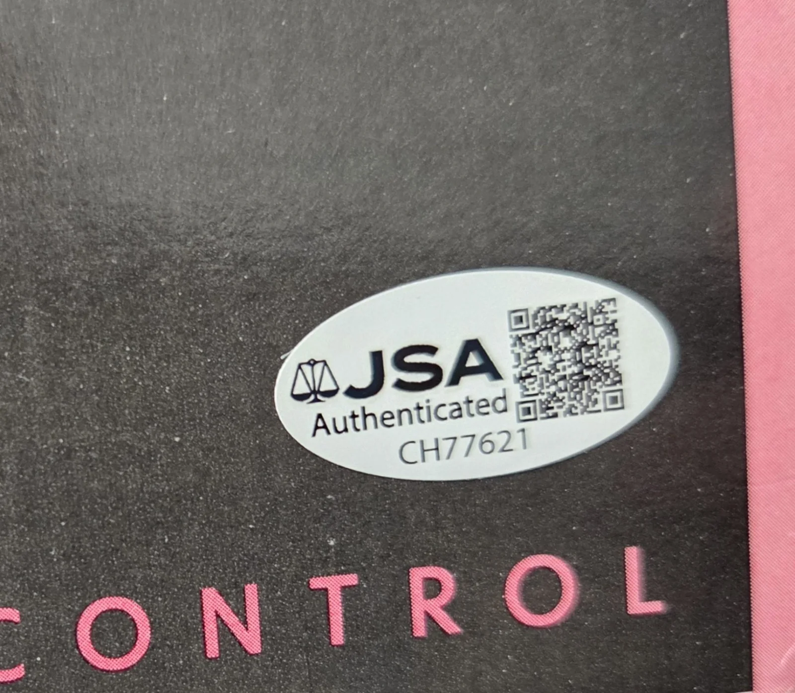 Eddie Money No Control Autographed Vinyl Album JSA, image 2