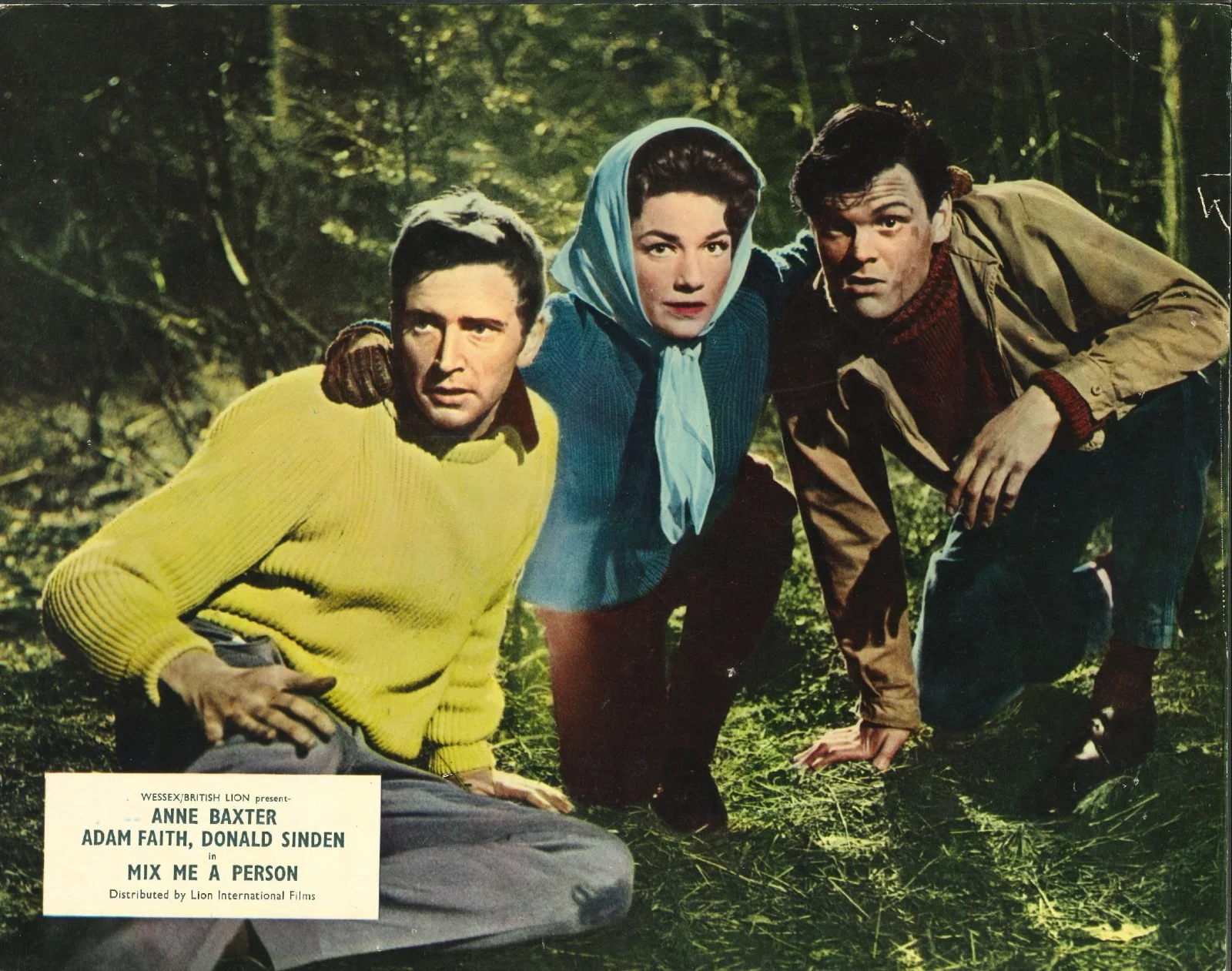 Mix Me a Person 4x ORIGINAL US Lobby Cards Anne Baxter Adam Faith Donald Sinden, изображение 4
