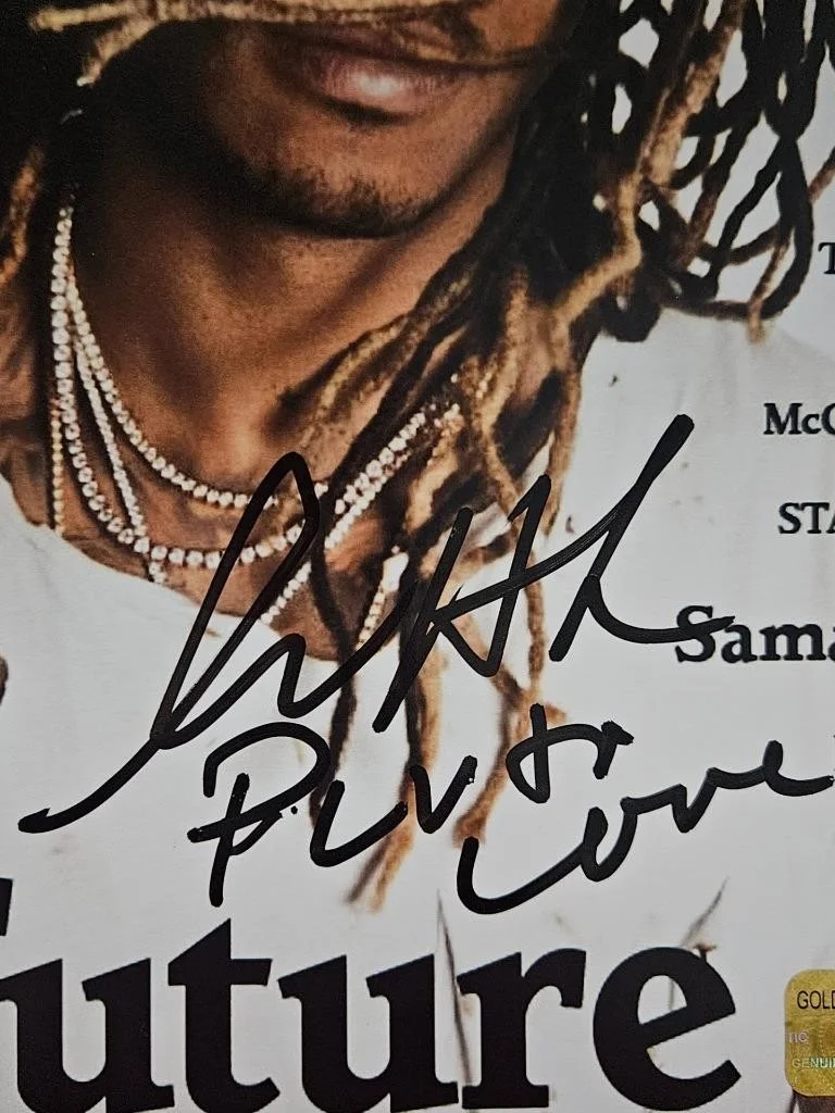 NAYVADIUS DEMUN FUTURE HAND SIGNED 8X10 PHOTO ROLLING STONE ARTIST AUTOGRAPH COA, image 2