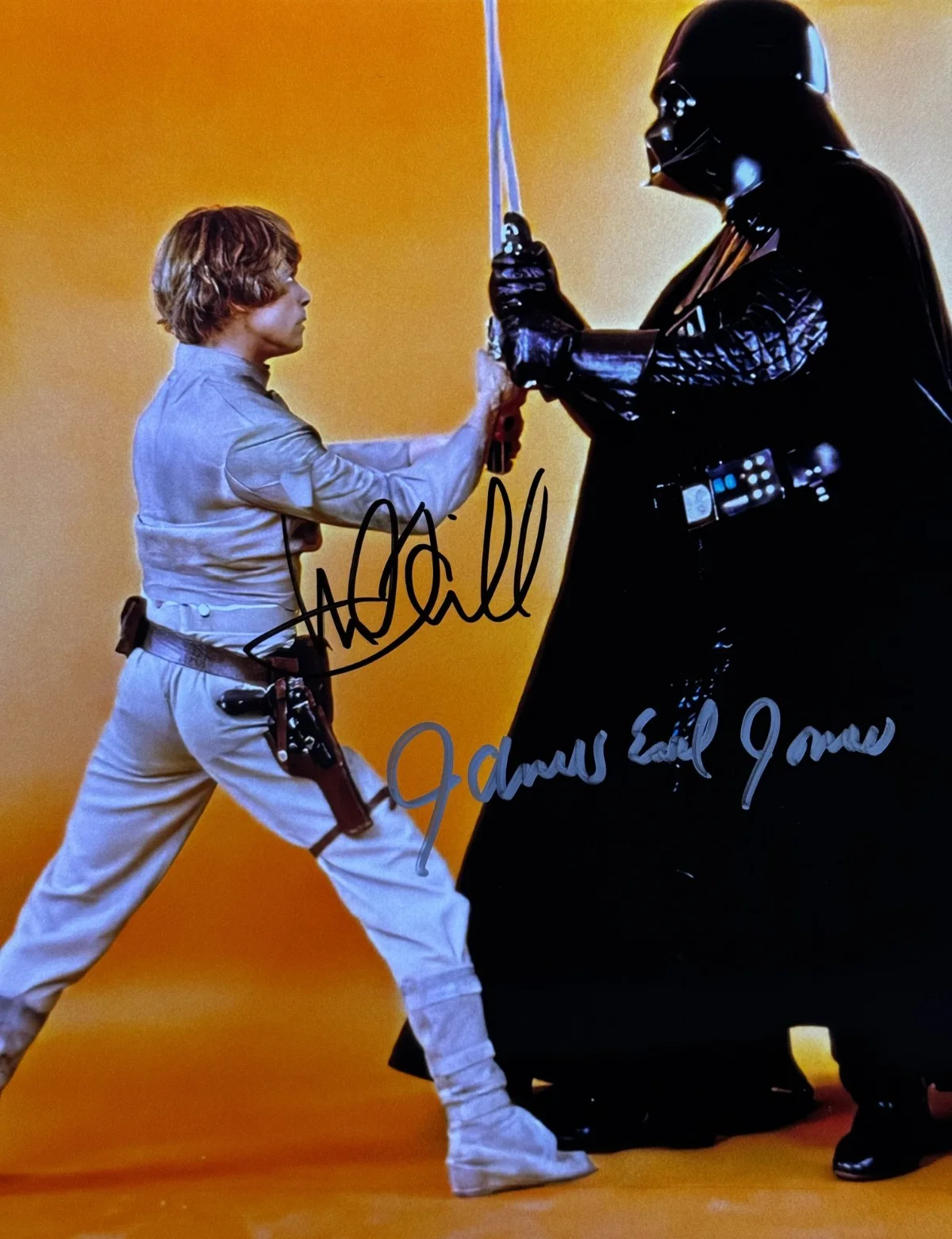 James Earl Jones + Mark Hamill — James Earl Jones + Mark Hamill Star Wars Signed 8x10 Autograph / Picture + COA