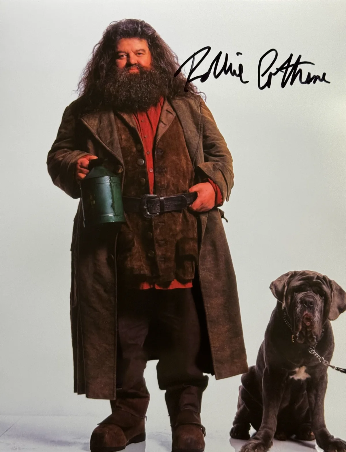Robbie Coltrane — Robbie Coltrane Hagrid Harry Potter Signed 8x10 Autographed Photo + COA