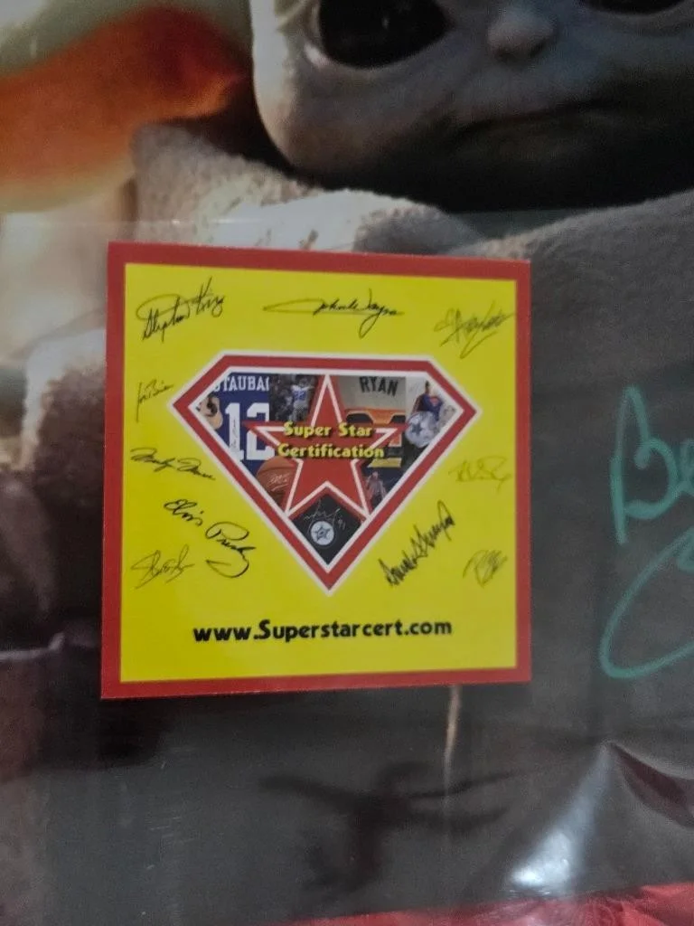 JOHN ROSENGRANT — JOHN ROSENGRANT BABY YODA GROGU HAND SIGNED AUTOGRAPHED 8X10 PHOTO STAR WARS COA, изображение 5