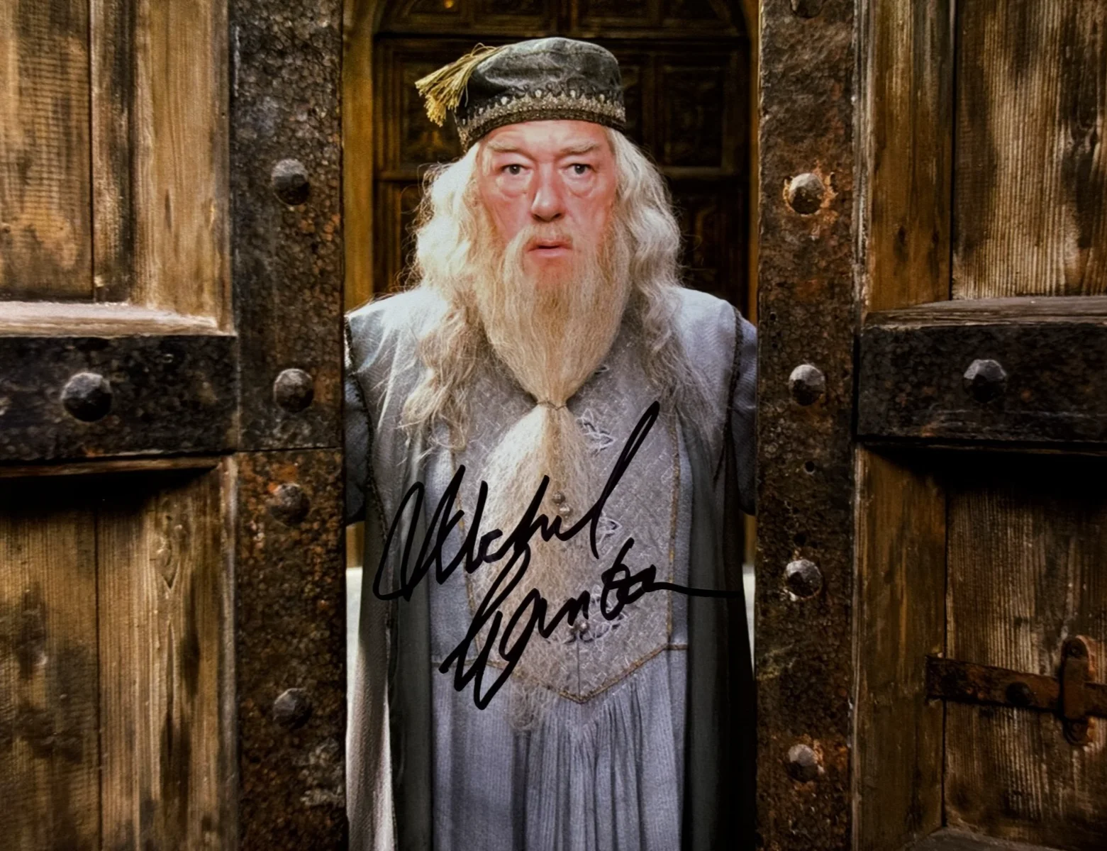 Michael Gambon — Michael Gambon Dumbledore Harry Potter Signed 8x10 Autographed Photo + COA