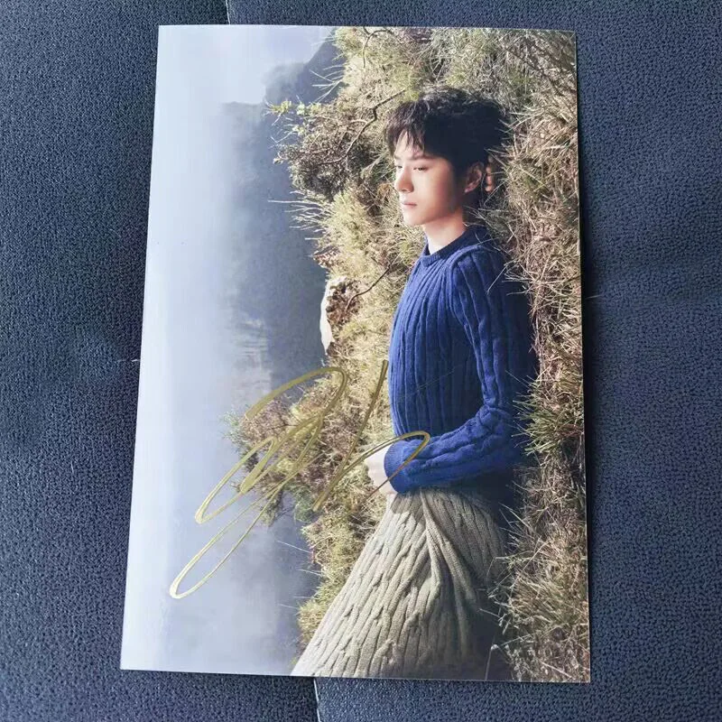 Wang Yibo 王一博 网络视听盛典 Autographed Signed Photo Collection, image 3