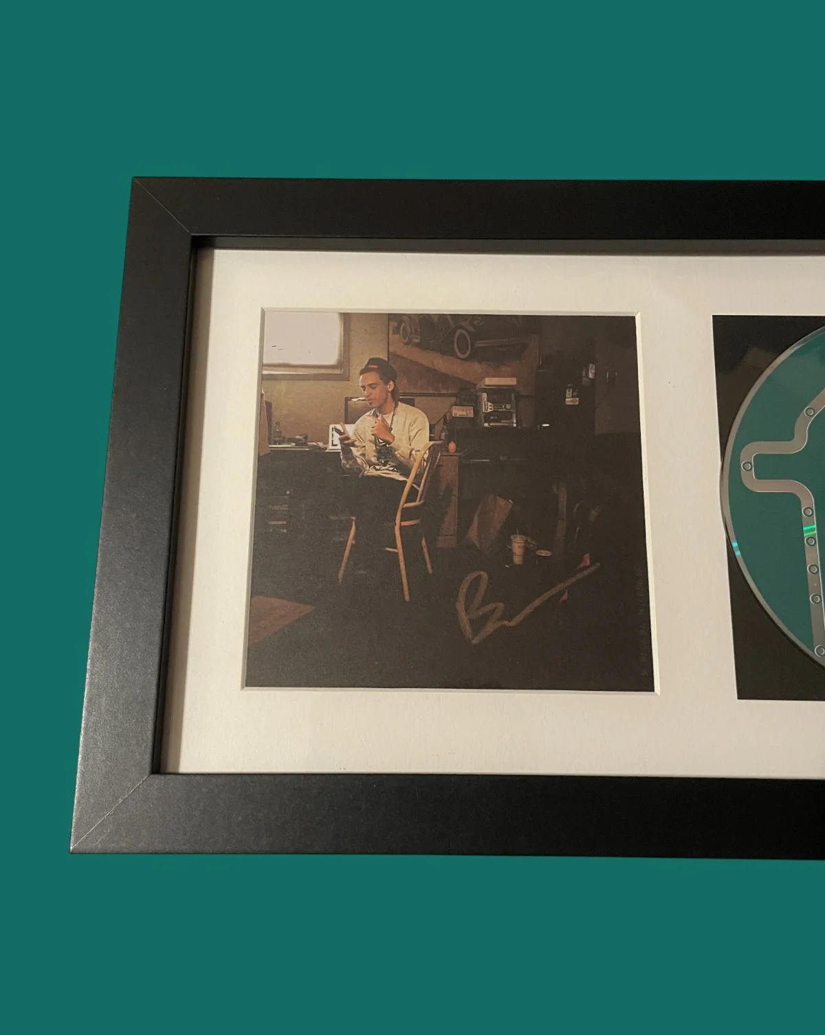 Logic Signed College Park Framed CD Autograph, image 3
